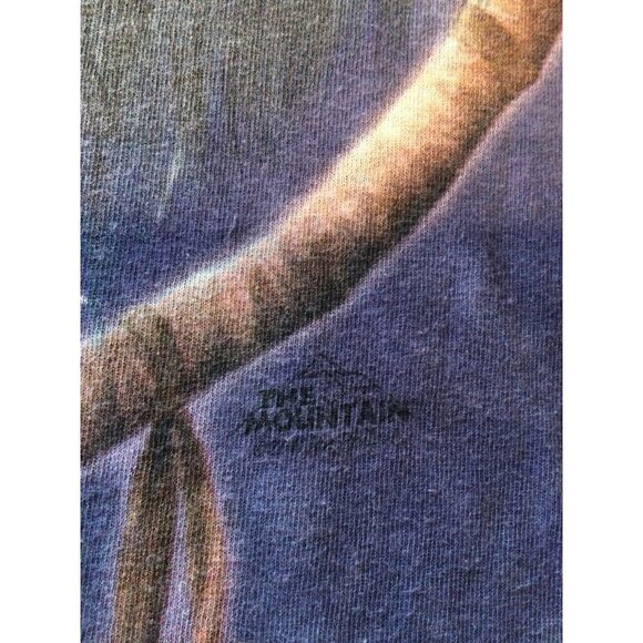 The Mountain Wolf Dreamcatcher Graphic T-Shirt XXL Purple Tie Dye Wolves - Picture 5 of 7